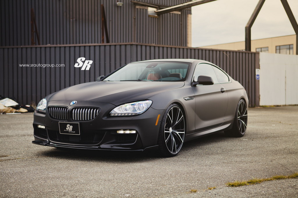 6 Series on PUR Wheels 1 at Gallery: Matte Black BMW 650i on PUR Wheels