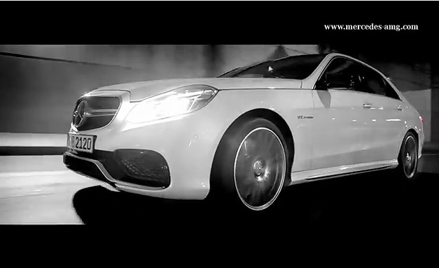 E63 commercial at Mercedes E63 AMG S Model Commercial: Opposites Attract 