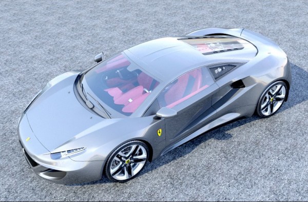 Ferrari FT12 Concept 1 600x394 at Renderings: Ferrari FT12 Design Study