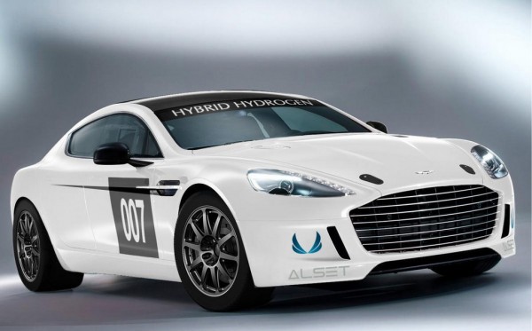 Hydrogen Rapide S race car 1 600x373 at Hydrogen Powered Aston Martin Rapide S Race Car Revealed