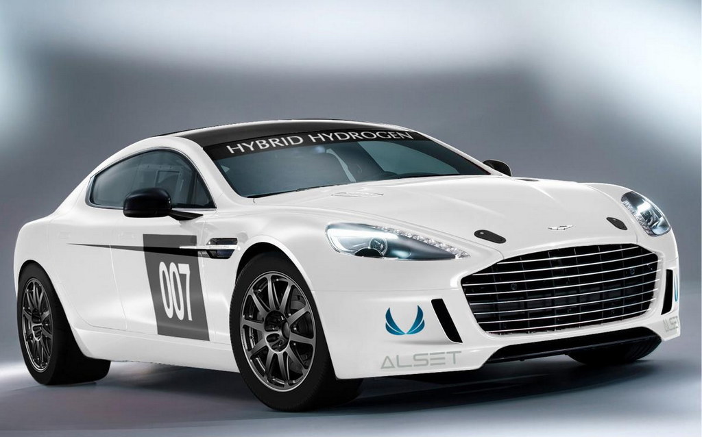 Hydrogen Rapide S race car 1 at Hydrogen Powered Aston Martin Rapide S Race Car Revealed