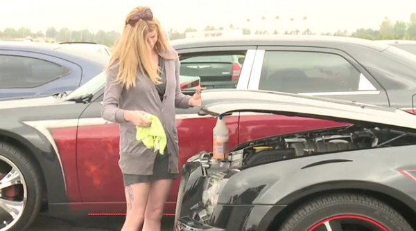 LX Festival Ladies 600x334 at Ladies Show Off Their Custom Muscle Cars at LX Festival   Video