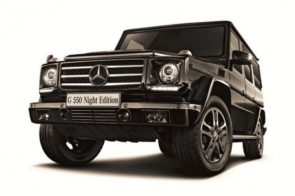 Mercedes G550 Night Edition 1 600x400 at Mercedes G550 Night Edition for Japan