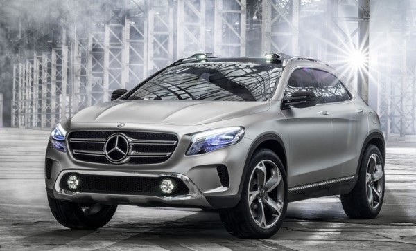 Mercedes GLA 1 600x363 at Mercedes GLA Concept Revealed   First Official Pictures