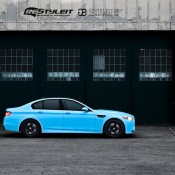 Olympic Blue M5 5 175x175 at BMW M5 F10 Wrapped in Olympic Blue by ReStyleIt