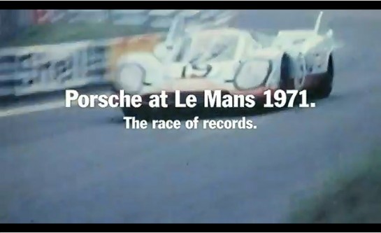 Porsche in Le Mans 1971 545x333 at Good Old Days: Porsche at Le Mans 1971   Video