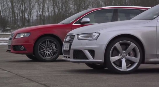 S4 vs RS4 545x299 at Chris Harris Video: Audi RS4 vs Tuned Audi S4