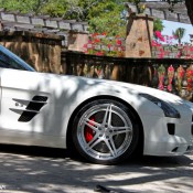 SLS on ADV TS 3 175x175 at Gallery: White Mercedes SLS on ADV05 Wheels