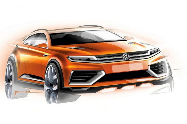 Volkswagen CrossBlue Coupe Concept 1 600x400 at Volkswagen CrossBlue Coupe Concept First Pictures