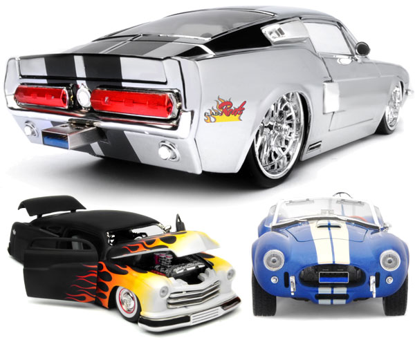 muslce car usb drives 1 at Storage with Style: Flash Rods Muscle Car USB Drives 