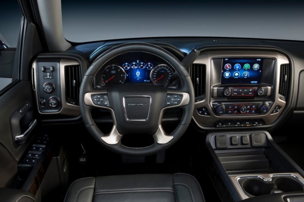 2014 GMC Sierra Denali high tech interior 037 medium 600x399 at 2014 GMC Sierra 1500 Denali Announced With 420 hp