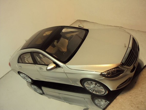 2014 Mercedes S Class Scale Model 3 600x450 at 2014 Mercedes S Class Revealed Further Through Leaked Scale Model