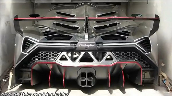 Lamborghini Veneno video 1 600x337 at A Detailed Look at Lamborghini Veneno Inside and Out   Video