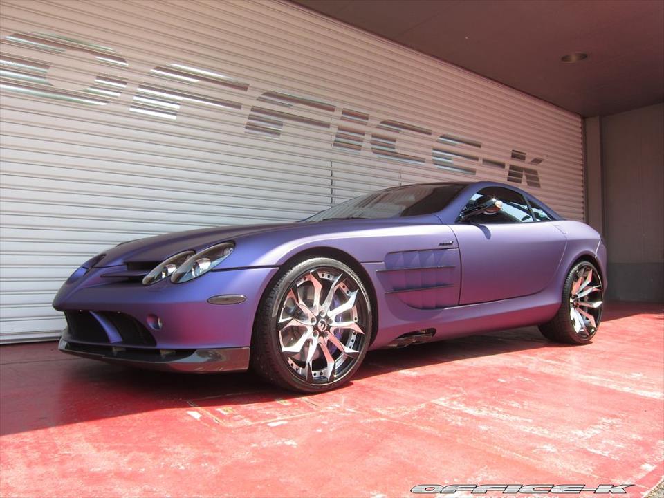 Mercedes SLR by Office K 8 at Purple Wrapped Mercedes SLR by Office K   Gallery