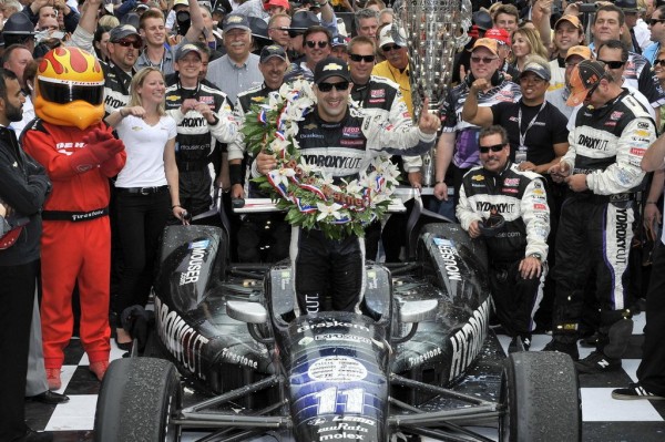 Tony Kanaan indy 500 win 1 600x399 at Chevy V6 Engine Drives Tony Kanaan To First Indy 500 Victory