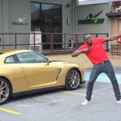 Usain Bolt Gold Nissan GT R 2 175x175 at Usain Bolts Gold Nissan GT R Delivered
