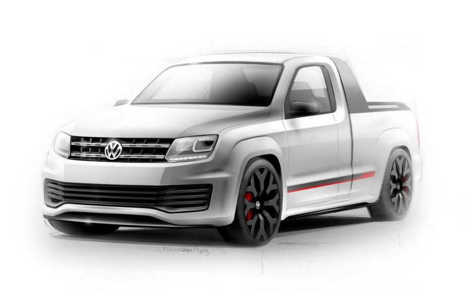 VW Amarok R Style Concept 1 at Wörthersee Preview: VW Amarok R Style Concept