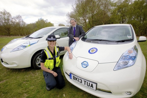 West Midlands Police LEAFs 600x400 at West Midlands Police Orders 30 Nissan LEAFs 