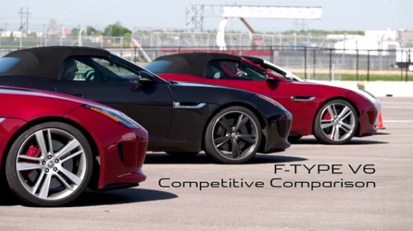 f type comparo 600x336 at What Do Normal People Think About the Jaguar F Type?   Video