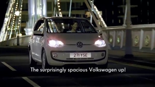 vw up commercial 600x339 at Volkswagen up! Tall Girl Commercial   Video