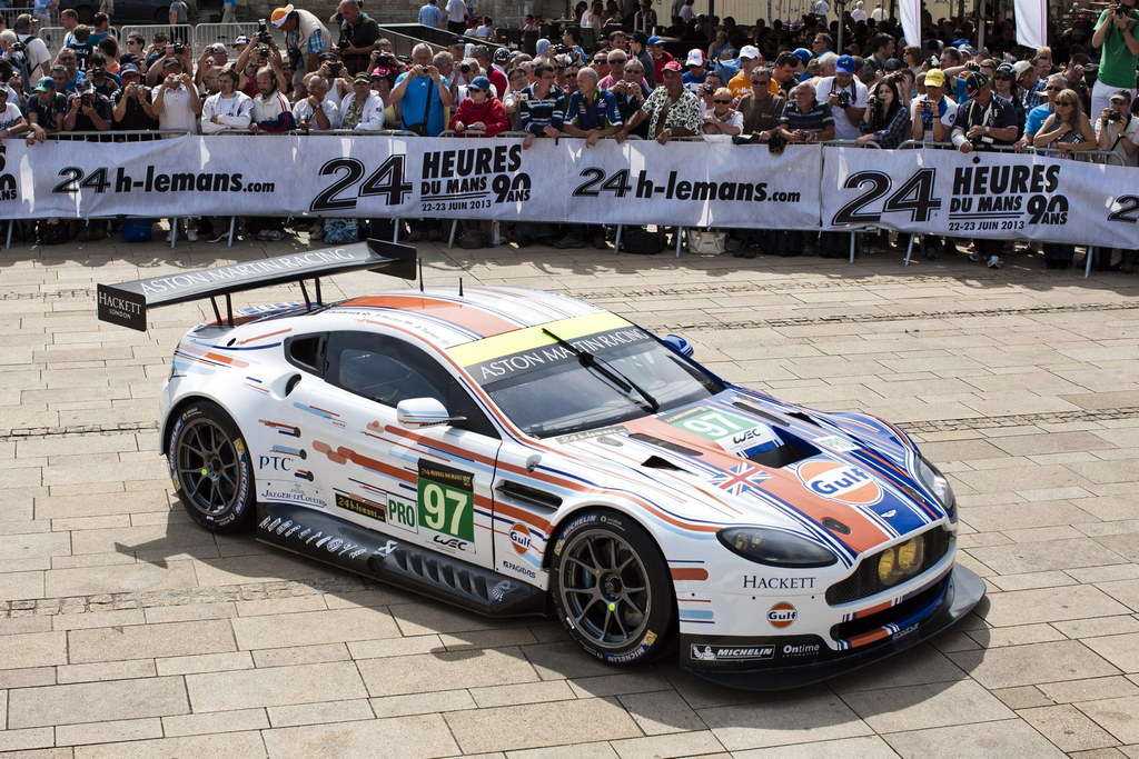 030 AMR WEC2013 Rnd3 Le Mans 24Hour at Aston Martin Unveils New Gulf Racing Livery