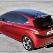 2012 peugeot 208 gti concept rear 175x175 at Peugeot History & Photo Gallery