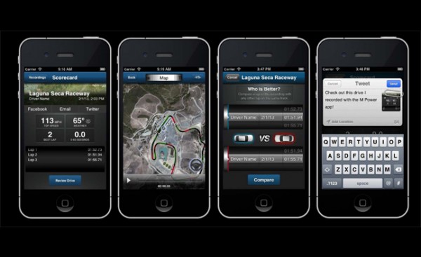 BMW M Power App 600x367 at BMW M Power App Is Your Personal Telemetry Tool
