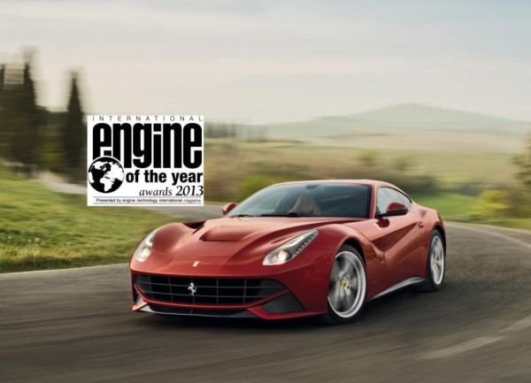 F12 engine award 600x433 at Ferrari F12 Berlinettas V12 Engine Wins International Awards