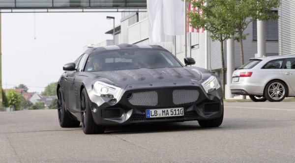 Mercedes SLC AMG PT 1 600x332 at Mercedes SLC AMG Previewed In Official Spy Photos