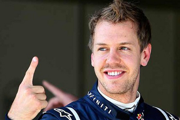 Sebastian Vettel at Top 10 Formula One drivers with Highest Winning Percentage