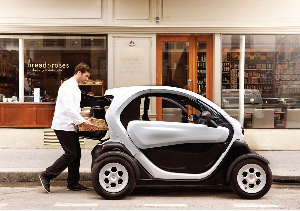 Twizy Cargo 1 at Renault Reveals Twizy Cargo Commercial Vehicle!