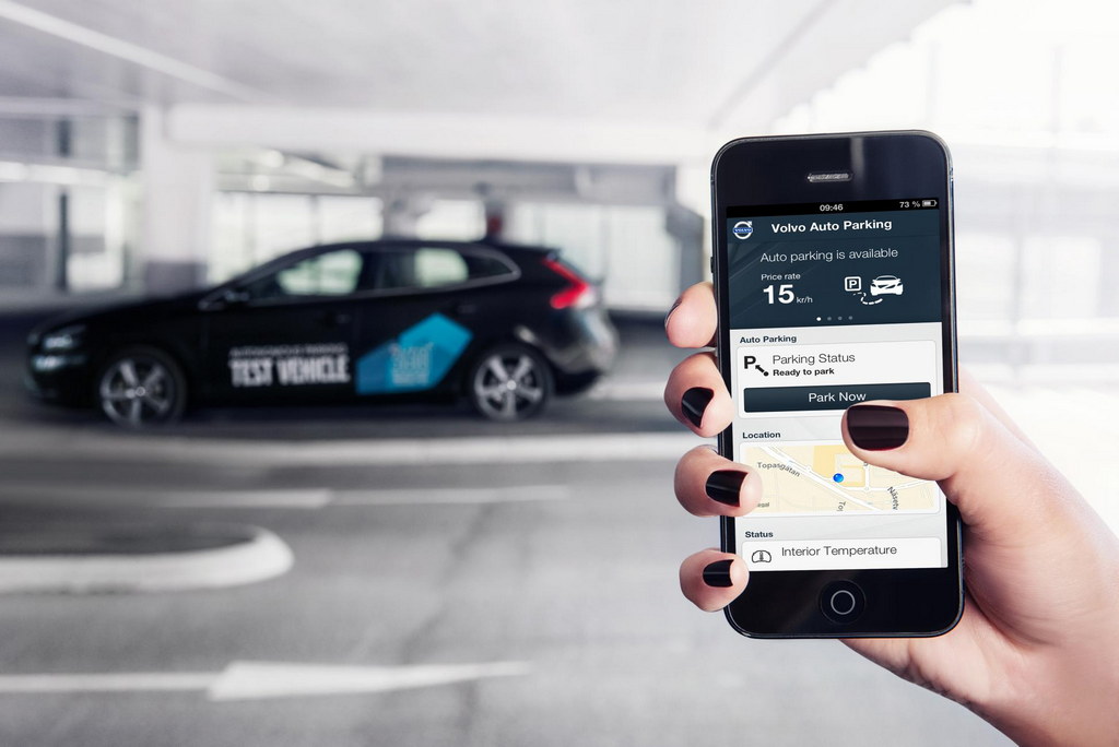 Vovlo Autonomous Parking Concept 1 at Volvo Reveals Autonomous Parking System