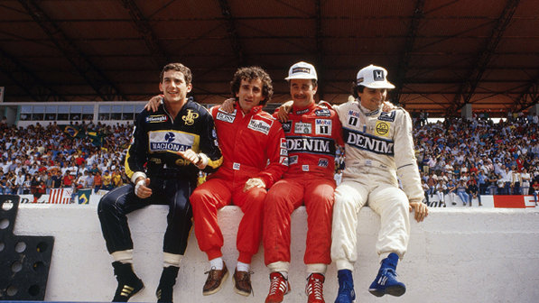 senna piquet prost mansell at Top 10 Countries With Most Formula One Drivers