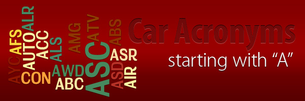 Car Acronyms A at Car Acronyms A