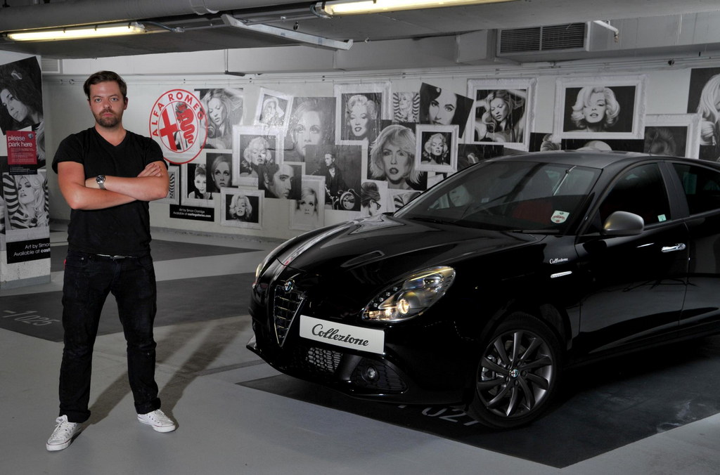 Designer Parking Spaces 1 at Alfa Romeo Commissions Designer Parking Spaces In London