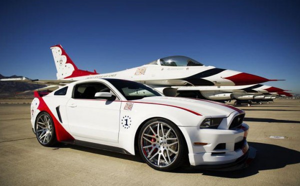 Ford Mustang Air Force Thunderbirds 600x371 at Air Force Thunderbirds Mustang Raises $398,000 For Young Eagles