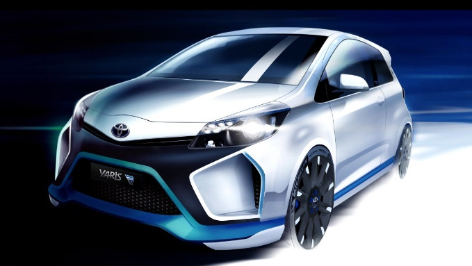 Toyota Yaris Hybrid R Concept at Toyota Yaris Hybrid R Concept Revealed
