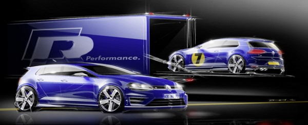 VW Golf R 1 600x244 at 2014 VW Golf R Unveiled: 300 PS, 40 MPG