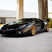 aventador gold pur 3 175x175 at Perfection: Black Aventador On Gold PUR Wheels