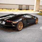 aventador gold pur 6 175x175 at Perfection: Black Aventador On Gold PUR Wheels