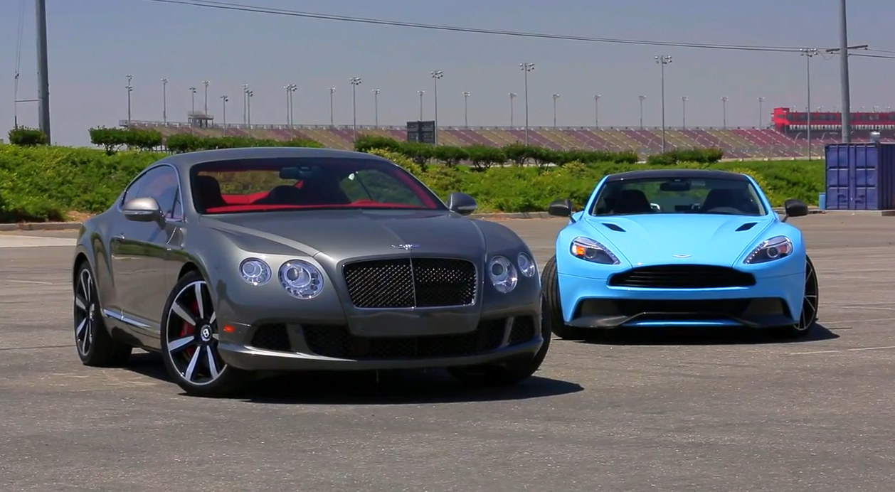 super gt comparo at Super GT Comparo: Aston Vanquish vs Bentley GT Speed