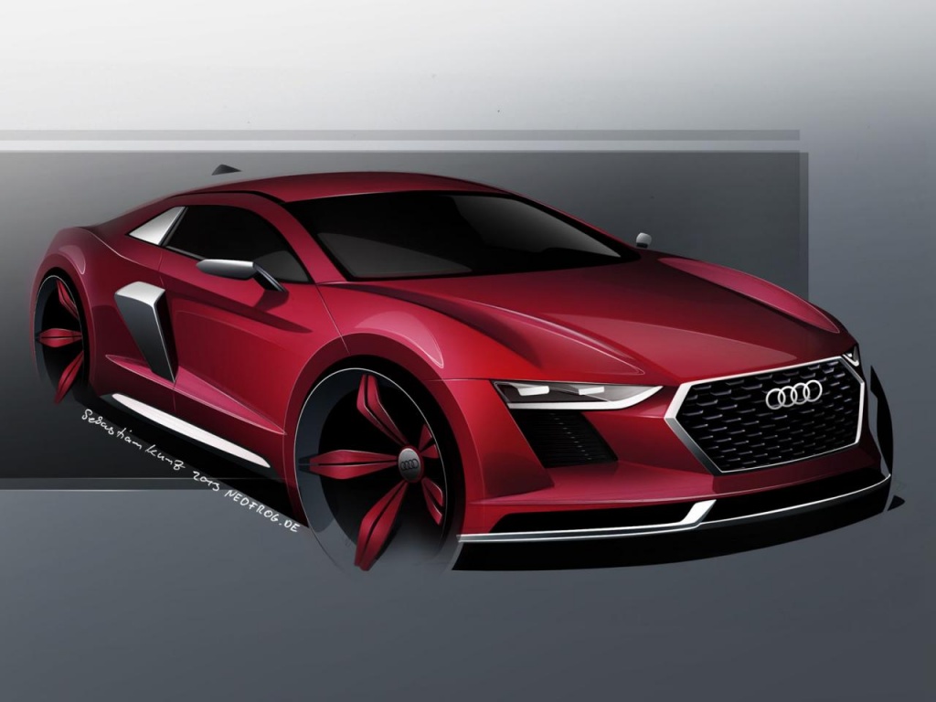 Rendering: 2015 Audi R8