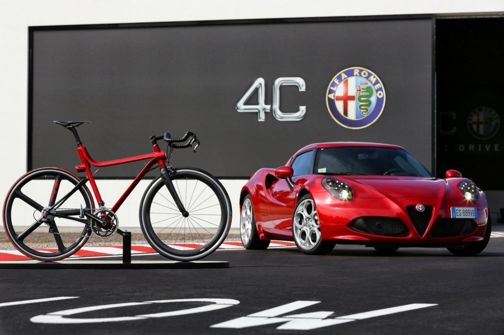 Alfa Romeo 4C Bicycle 1 at Alfa Romeo 4C Bicycle Unveiled