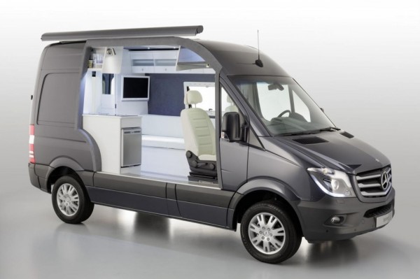 Mercedes Sprinter Caravan Concept 1 600x399 at Mercedes Sprinter Caravan Concept Revealed
