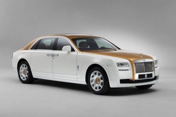 Rolls Royce Ghost Golden Sunbird 1 600x400 at Rolls Royce Ghost Golden Sunbird One Off For China