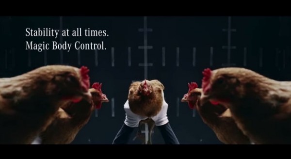 benz chicken commercial 600x328 at Mercedes S Class Chicken Commercial Delivers the Message