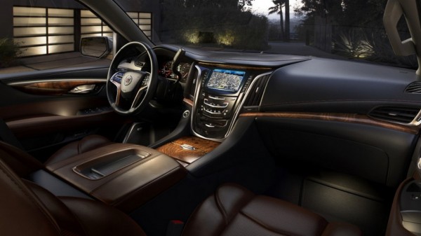 2015 Cadillac Escalade 003 medium 600x337 at 2015 Cadillac Escalade Interior Revealed