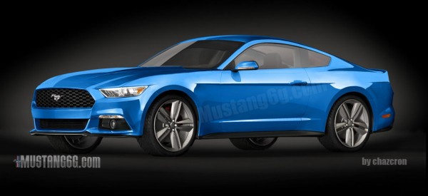 2015 Ford Mustang ren 1 600x275 at 2015 Ford Mustang: New Renderings