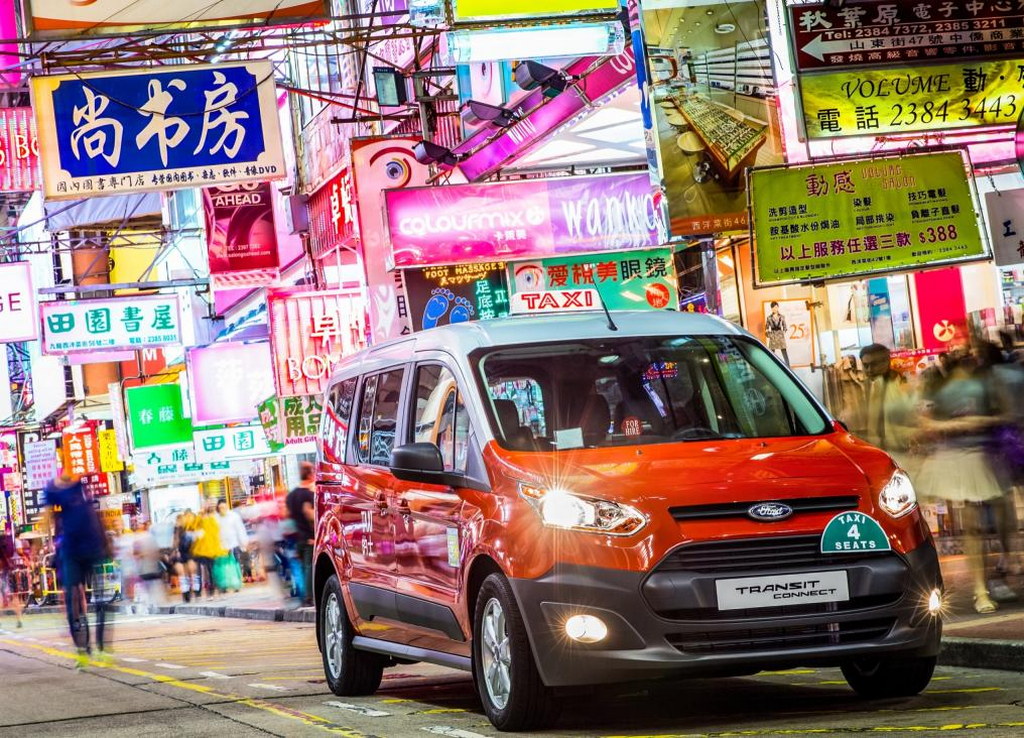 Ford Transit Connect Taxi 1 at Ford Transit Connect Taxi Now in Hong Kong