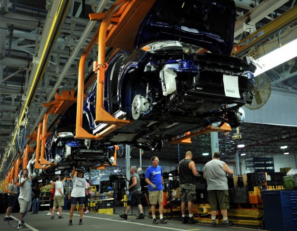 Moving Assembly Line 3 600x466 at Ford Celebrates Moving Assembly Line with Ambitious Expansion Plan
